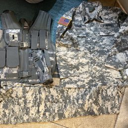 Tactical vest, BDU Shirt, Pants