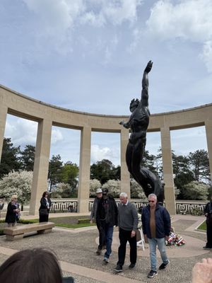 Time Capsule at Normandy American Cemetery and Memorial by null