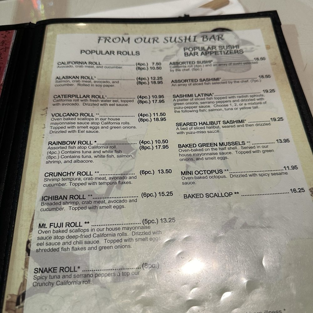 Ichiban Japanese & Sushi Restaurant - Menu of Rolls - Japanese Near Me - Brea, California Ichiban Japanese & Sushi Restaurant - Menu of Rolls - Japanese Near Me - Brea, California