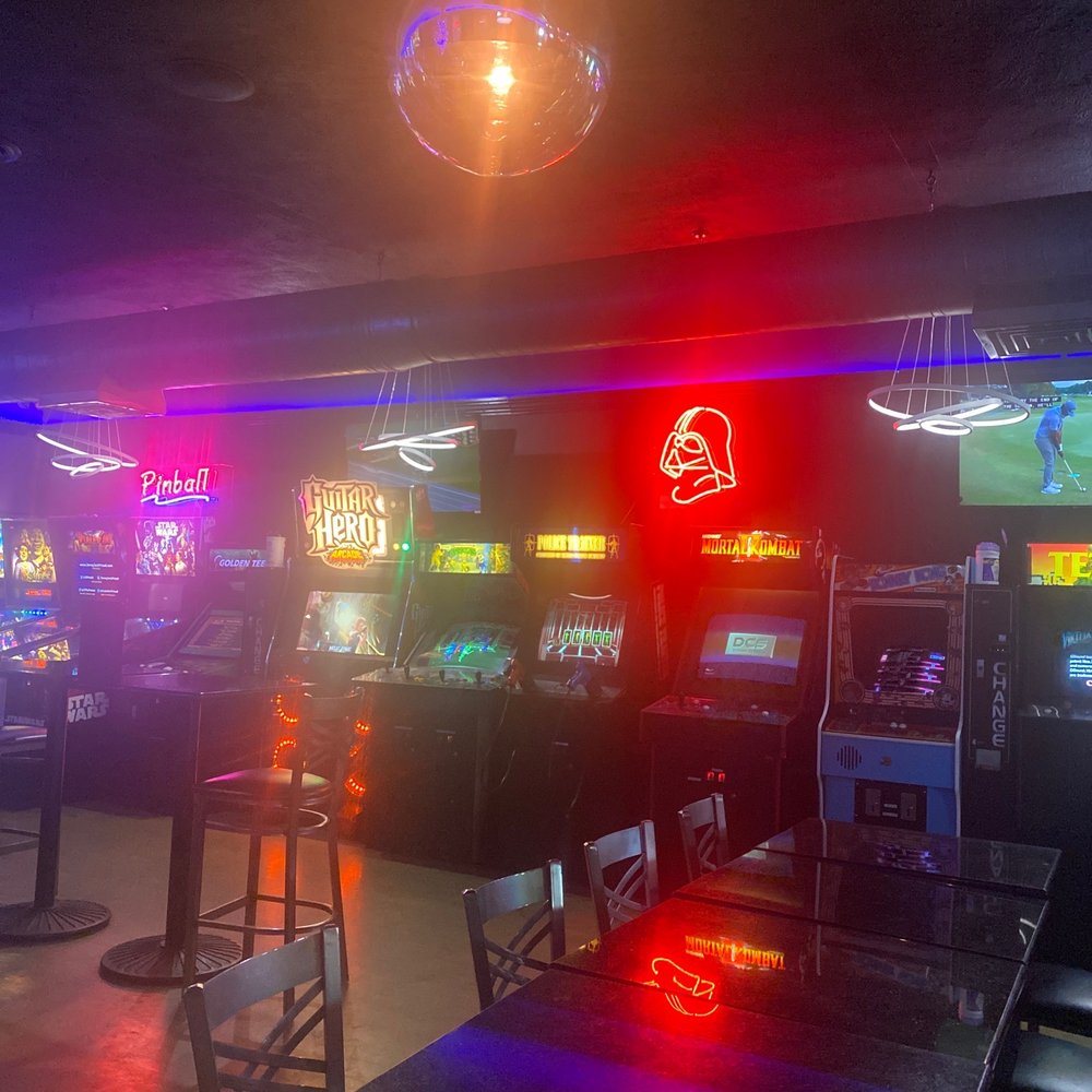 Bar area and arcade