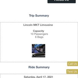 McKinney Limousine - Photo proof of reservation and confirmation. Also proof of him changing the policy after conversation