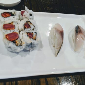 Nagomi Sushi & Noodle - Nagomi spicy tuna and mackerel nigiri - Sushi Bars Near Me - Ann Arbor, Michigan Nagomi Sushi & Noodle - Nagomi spicy tuna and mackerel nigiri - Sushi Bars Near Me - Ann Arbor, Michigan