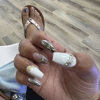 Toe-Riffic Nails Lounge - My nails were done by Kent. I showed him a picture and he did a beautiful job. Gorgeous!!!! Thank you Kent! - Nail Salons Near Me - Brea, California Toe-Riffic Nails Lounge - My nails were done by Kent. I showed him a picture and he did a beautiful job. Gorgeous!!!! Thank you Kent! - Nail Salons Near Me - Brea, California