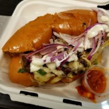 Fajitas Factory - The namesake, Fajita Sub.  It's amazing! - Food Trucks Near Me
