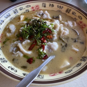 Earl Spicy - E1. Boiled Fresh Fish in Green Pepper Sauce ($29.95) - Szechuan Near Me - Millbrae, California