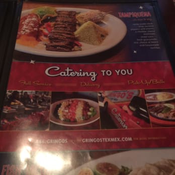 Gringo's Mexican Kitchen - Gringos Menu - Note Tampiquena entree - Mexican Near Me - Cypress, Texas Gringo's Mexican Kitchen - Gringos Menu - Note Tampiquena entree - Mexican Near Me - Cypress, Texas