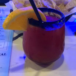 Frozen strawberry margarita
