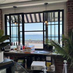Front Window looking out onto the water