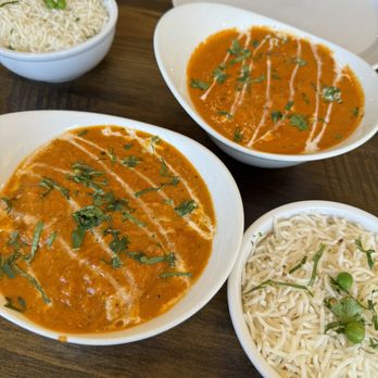 Taj Mahal India Kitchen - Conway - Butter Chicken (medium spice) Chicken Korma (mild - our favorite!) - Indian Near Me - Conway, Arkansas Taj Mahal India Kitchen - Conway - Butter Chicken (medium spice) Chicken Korma (mild - our favorite!) - Indian Near Me - Conway, Arkansas