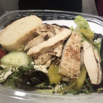 Working Girls' Cafe - Greek salad with chicken - Breakfast & Brunch Near Me - San Francisco, California Working Girls' Cafe - Greek salad with chicken - Breakfast & Brunch Near Me - San Francisco, California