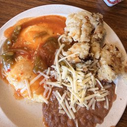 Huevos Rancheros (tortillas not pictured) Huevos Rancheros (tortillas not pictured)