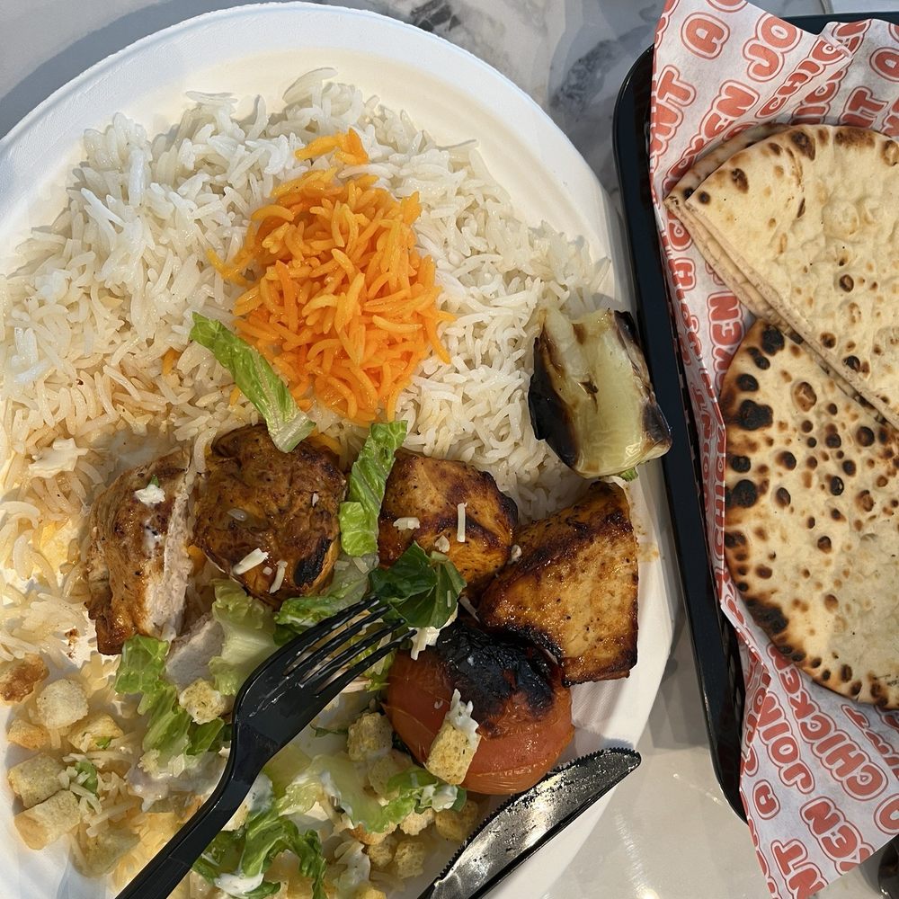 Sylmar Kebab House - boneless chicken wasn't dry moist rice was good Other plate is lamb chops with rice really nice. - Barbeque Near Me - Sylmar,, California Sylmar Kebab House - boneless chicken wasn't dry moist rice was good Other plate is lamb chops with rice really nice. - Barbeque Near Me - Sylmar,, California