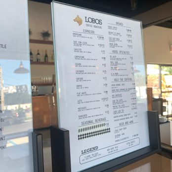 Lobos Coffee Roasters - Drink menu - Coffee Roasteries Near Me - Winter park, Florida Lobos Coffee Roasters - Drink menu - Coffee Roasteries Near Me - Winter park, Florida