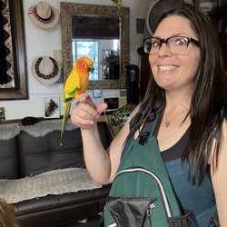 Maui feather lei - A super happy visitor!