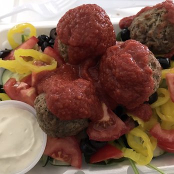 A2Z Variety - Grandma Becky's salad with meatballs. She even tops it with hearty marinara sauce. Such a phenomenal dish and semi-healthy dish! $7.55 - Convenience Stores Near Me - Cutler, Maine A2Z Variety - Grandma Becky's salad with meatballs. She even tops it with hearty marinara sauce. Such a phenomenal dish and semi-healthy dish! $7.55 - Convenience Stores Near Me - Cutler, Maine
