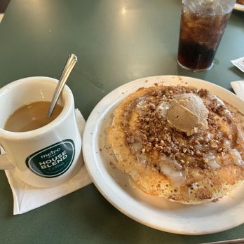 Metro Diner - Cinnamon Roll Pancakes and Freshly Ground Coffee - Diners Near Me - Anderson, South Carolina