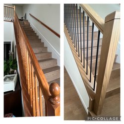 ANS Custom Stairs & Interior Finish - Before and after