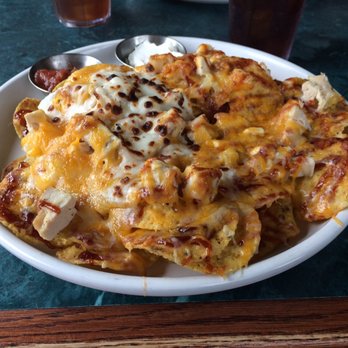 Bayside Grille - BBQ chicken nachos - delicious!! - New American Near Me - Ogdensburg, New York
