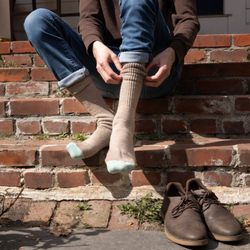 American Made Alpaca - Our Zane socks are made in the USA and are perfect for the office.