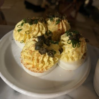 Bouchon Bistro - Deviled eggs - French Near Me - Coral Gables, Florida Bouchon Bistro - Deviled eggs - French Near Me - Coral Gables, Florida