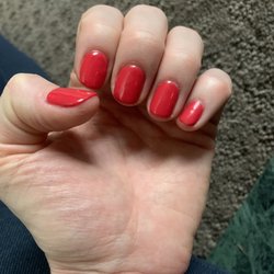 All 4 Nails - Wild Watermelon gel manicure