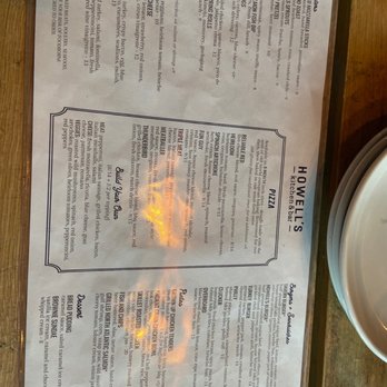 Howell's Kitchen and Bar - Menu - Pizza Near Me - Atlanta, Georgia