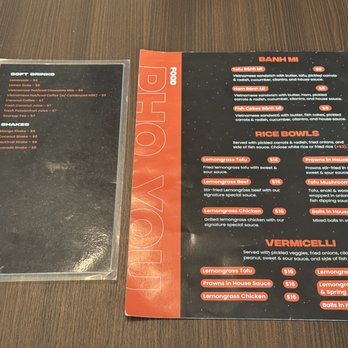 Pho You - Drinks and back of menu~ (September 2025) - Vietnamese Near Me - Vancouver, British Columbia Pho You - Drinks and back of menu~ (September 2025) - Vietnamese Near Me - Vancouver, British Columbia
