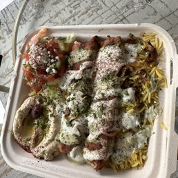 Chicken Kabob Salad