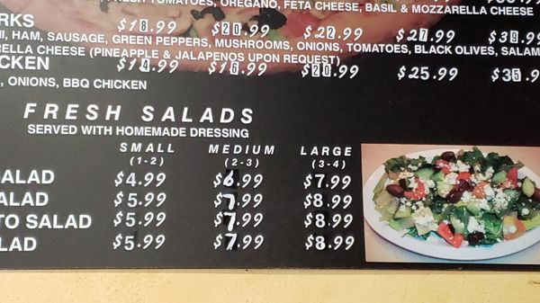 Menu photo 2 New York Giant Pizza Lakeside, CA Menu photo 2 New York Giant Pizza Lakeside, CA