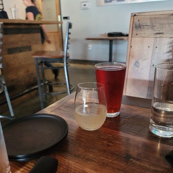 Bacon, Bourbon & Beer - Yummy moscato.  Sangria beer is a 6 on a scale of 10. - Cocktail Bars Near Me - Morgantown, West Virginia