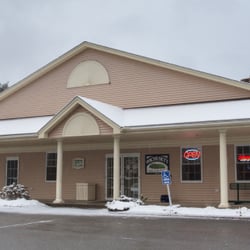 Zoe's Restaurant - Zoe's after a light snowfall.