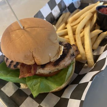 Elicit Brewing Co - Manchester - Grilled BLT sandwich and fries - Breweries Near Me - Manchester, Connecticut