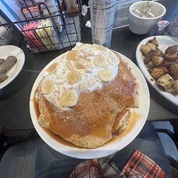 Benson's Cafe - Banana bread foster pancakes - Breakfast & Brunch Near Me - Kingston, New Hampshire