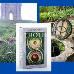 Providence Astrology - Cartier channels the spiritual energy of the sacred sites of Avalon into every Tarot Reading.  She uses the Thoth Tarot deck in her readings