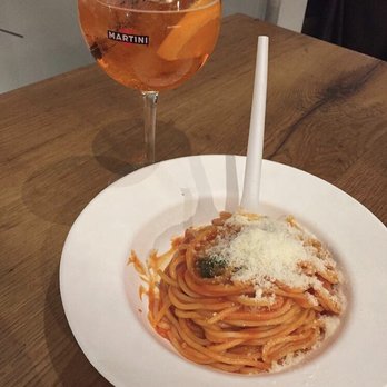 Mercato Centrale - Spaghetti with Aperol Spritz - Food Court Near Me - Florence, FI