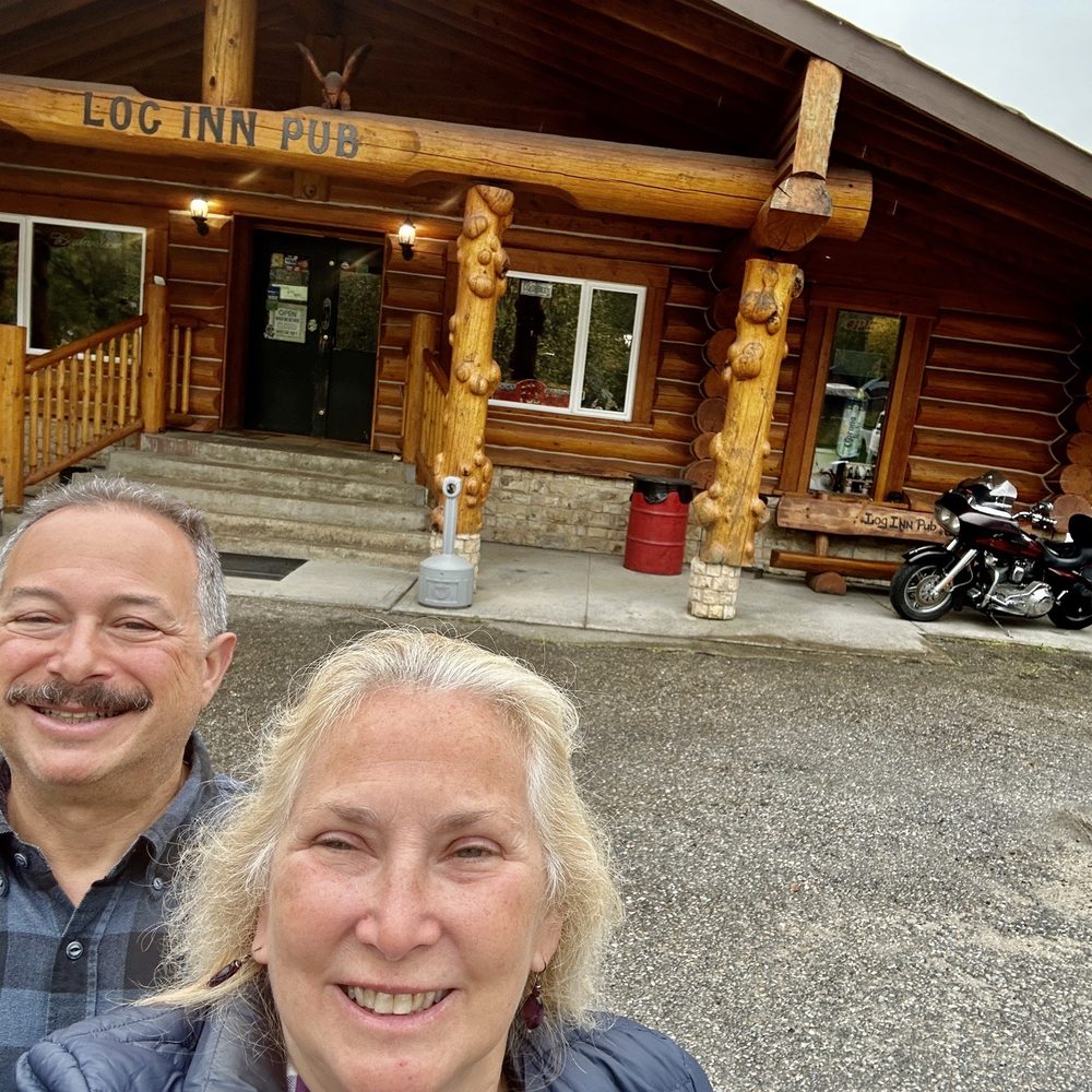 The Log Inn - Outside The log Inn. The owner has a photo of Peter Fonda in Easy Rider - Burgers Near Me - Avola, British Columbia The Log Inn - Outside The log Inn. The owner has a photo of Peter Fonda in Easy Rider - Burgers Near Me - Avola, British Columbia