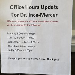 Leia Ince-Mercer - New hours