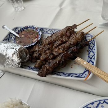 President Thai - Mooping with Sticky Rice - Thai Near Me - Pasadena, California