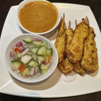 Thai Palace MD - Satay Chicken 5 Pcs - Thai Near Me - Waldorf, Maryland