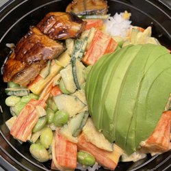 Poke Sushi Bowl - Dragon bowl- delicious and fresh ingredients 5/5!