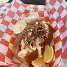 Lemon tarragon lobster roll