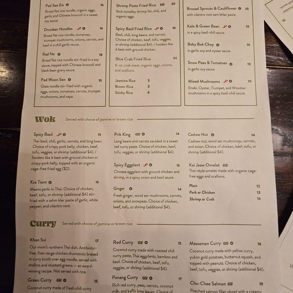 Ayara Thai - Ayara Thai - menu (10/3/2024) - Thai Near Me - Los Angeles, California