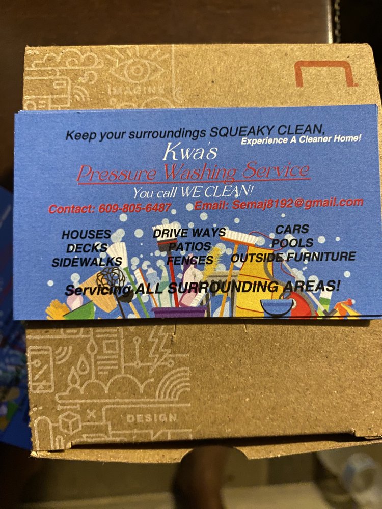 KWA’S PRESSURE WASHING SERVICE Vineland, New Jersey Pressure