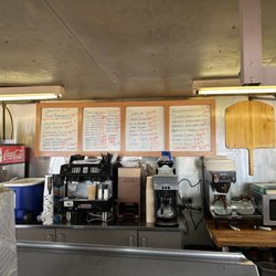 Pete's Plaza Cafe - Menu board