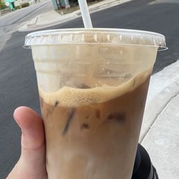 Oat milk latte