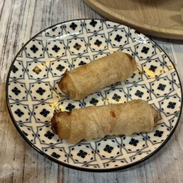 Egg rolls. Egg rolls.