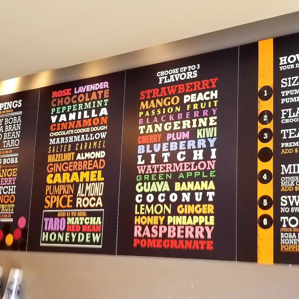 Tpumps - Pasadena - How to customize your tea drink concoctions to your heart's content. They also have a customized drink list on the left side wall too. - Bubble Tea Near Me - Pasadena, California Tpumps - Pasadena - How to customize your tea drink concoctions to your heart's content. They also have a customized drink list on the left side wall too. - Bubble Tea Near Me - Pasadena, California