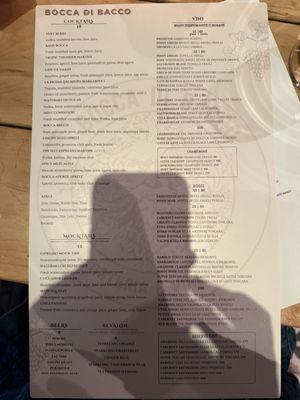 Menu photo 3 Bocca di Bacco Hell's Kitchen New York, NY