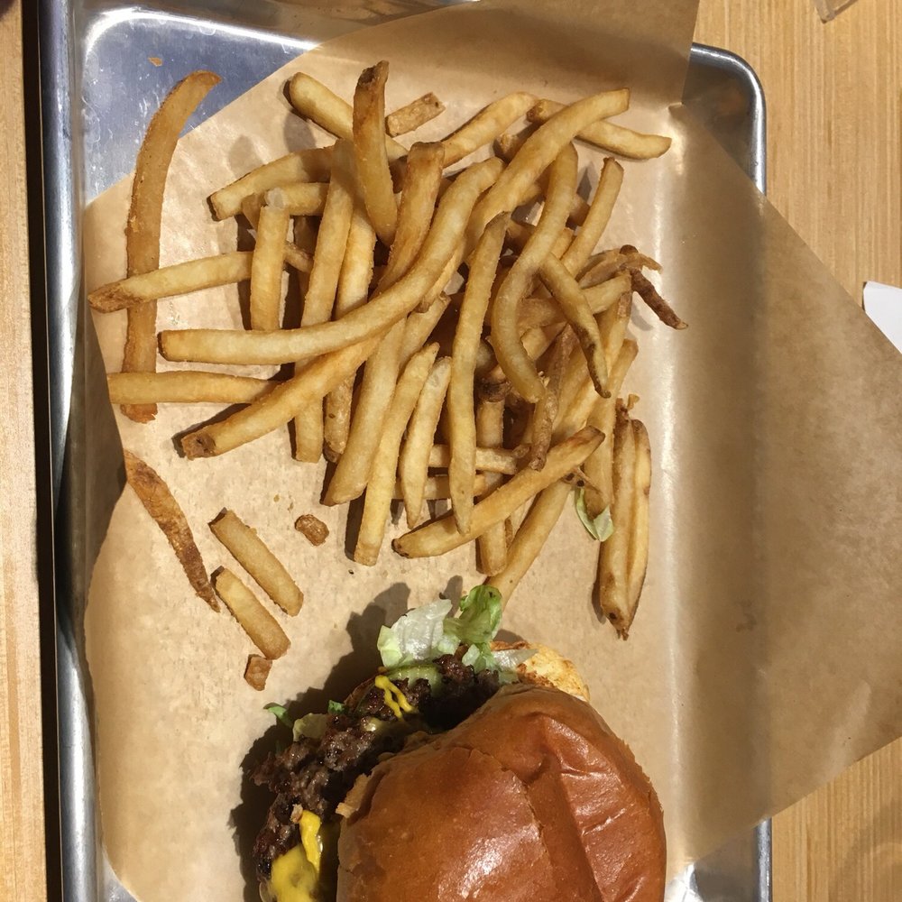 All American cheeseburger