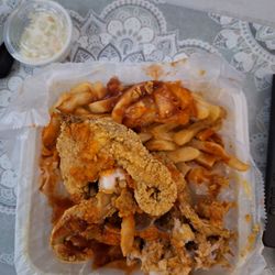 J&J Fish & Chicken - Nasty Tasting Catfish Dinner!